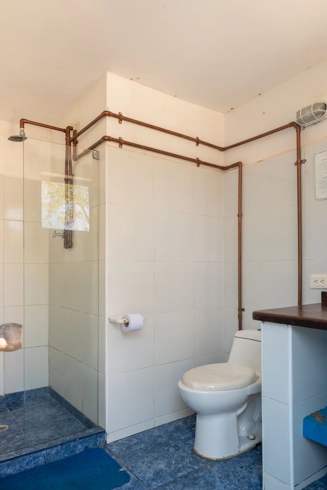 Baño norte con ducha e inodoro